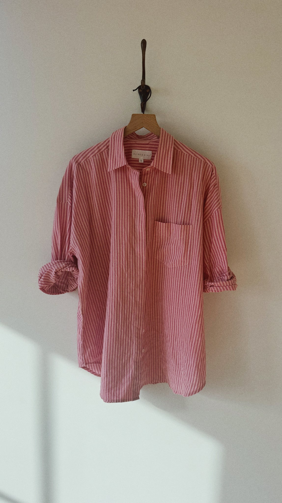 Riv Shirt, <i>pink stripe</i>
