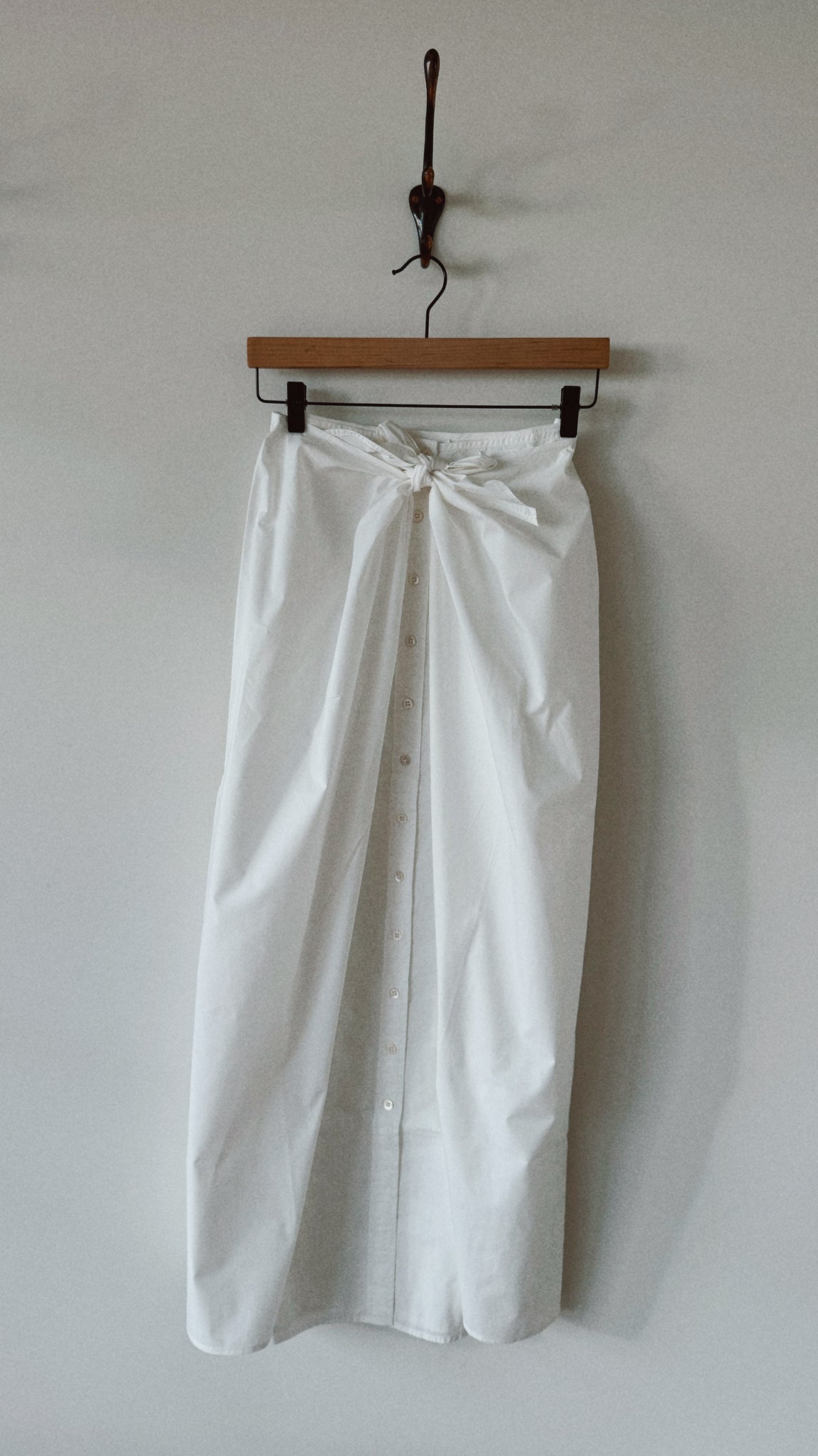 Kyoto skirt, <i>white poplin</i>